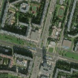 Komendantsky aerodrom map(satellite map)