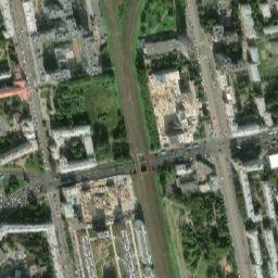 Sampsonievskiy map(satellite map)