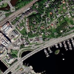 Bærum map(satellite map)