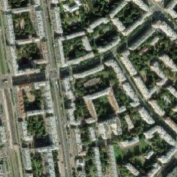 Avtovo map(satellite map)