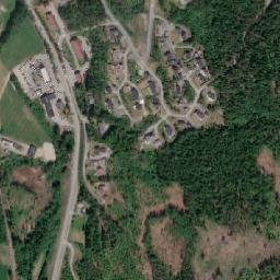 Flesberg map(satellite map)