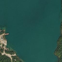 Pile Bay Village Alaska High Resolution Satellite Map