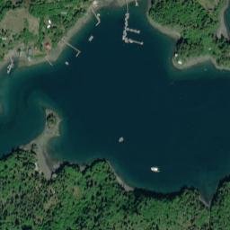 Halibut Cove Alaska High Resolution Satellite Map