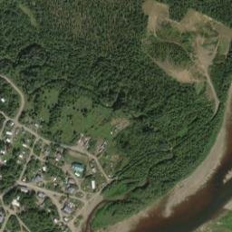 New Stuyahok Alaska High Resolution Satellite Map