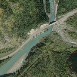 Alaska Highway Northern Rockies B BC V0C High Resolution Satellite Map