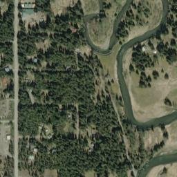 Gustavus Alaska High Resolution Satellite Map