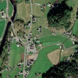 Hægebostad map(satellite map)