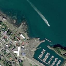 Douglas Alaska High Resolution Satellite Map