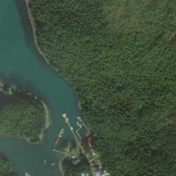 Elfin Cove Alaska High Resolution Satellite Map