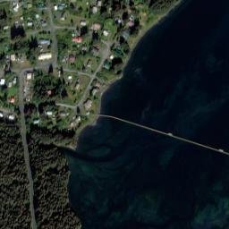 Port Lions Alaska High Resolution Satellite Map