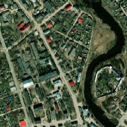 Porkhov map(satellite map)