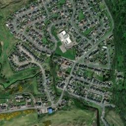 Cruden Bay map(satellite map)