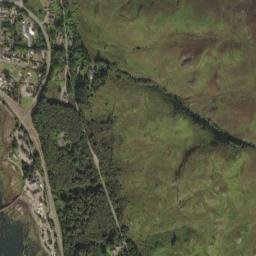 A87 United Kingdom High Resolution Satellite Map