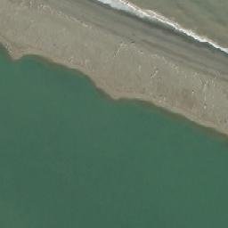Satellite imagery of Nunaluk Spit, CA