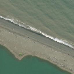 Satellite imagery of Nunaluk Spit, CA