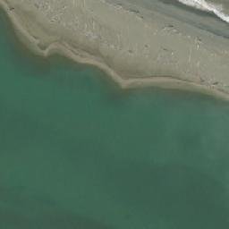 Satellite imagery of Nunaluk Spit, CA