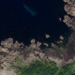 Satellite imagery of cairn, SE