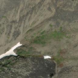 Satellite imagery of Mount Russell, CA