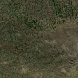 Satellite imagery of Cathedral Rocks, CA