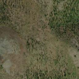 Satellite imagery of Cathedral Rocks, CA