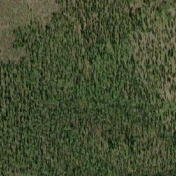Satellite imagery of Cathedral Rocks, CA