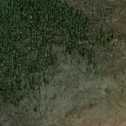 Satellite imagery of Cathedral Rocks, CA
