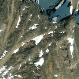 Satellite imagery of Cathedral Mountain, CA