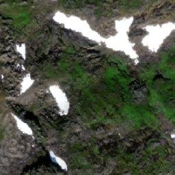 Satellite imagery of cairn, NO