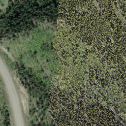 Satellite imagery of Tantalus Butte, CA