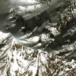 Satellite imagery of Pinnacle Peak, CA