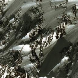 Satellite imagery of Pinnacle Peak, CA