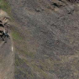 Satellite imagery of Bush Mountain, CA