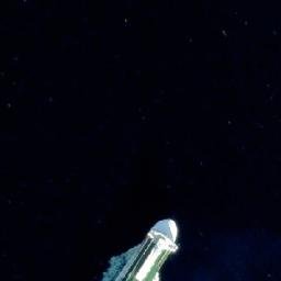 Satellite imagery of cairn, SE