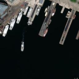 Satellite imagery of Akershus castle, NO