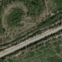 Satellite imagery of cairn, SE