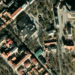 Satellite imagery of Uppsala slott, SE