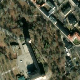 Satellite imagery of Uppsala slott, SE