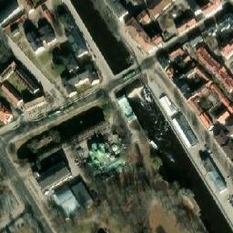 Satellite imagery of Uppsala slott, SE