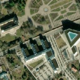 Satellite imagery of Uppsala slott, SE