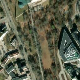 Satellite imagery of Uppsala slott, SE