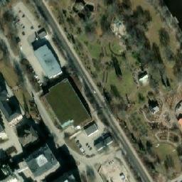 Satellite imagery of Uppsala slott, SE
