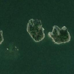 Satellite imagery of Nickösörarna, SE
