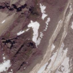 Satellite imagery of Mount Prinsep, CA