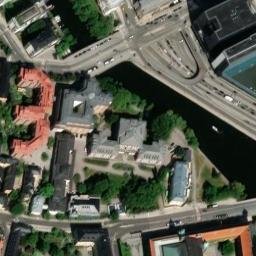 Satellite imagery of Stockholms stadshus, SE