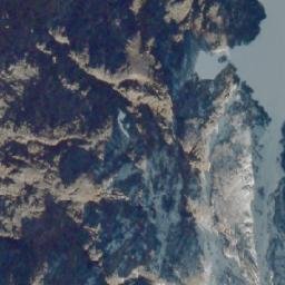 Satellite imagery of Papaya Nunatak, CA