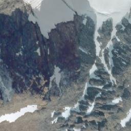 Satellite imagery of Papaya Nunatak, CA
