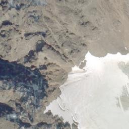 Satellite imagery of Papaya Nunatak, CA
