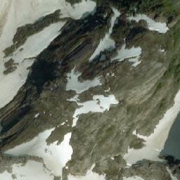 Satellite imagery of Sinwa Mountain, CA