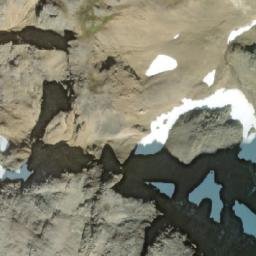 Satellite imagery of Shustahini Mountain, CA