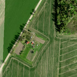 Satellite imagery of cairn, EE